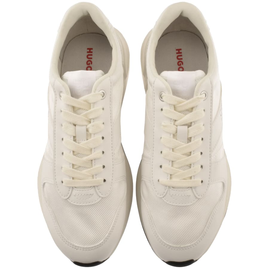 Image number 3 for HUGO GO3 Trainers Open White