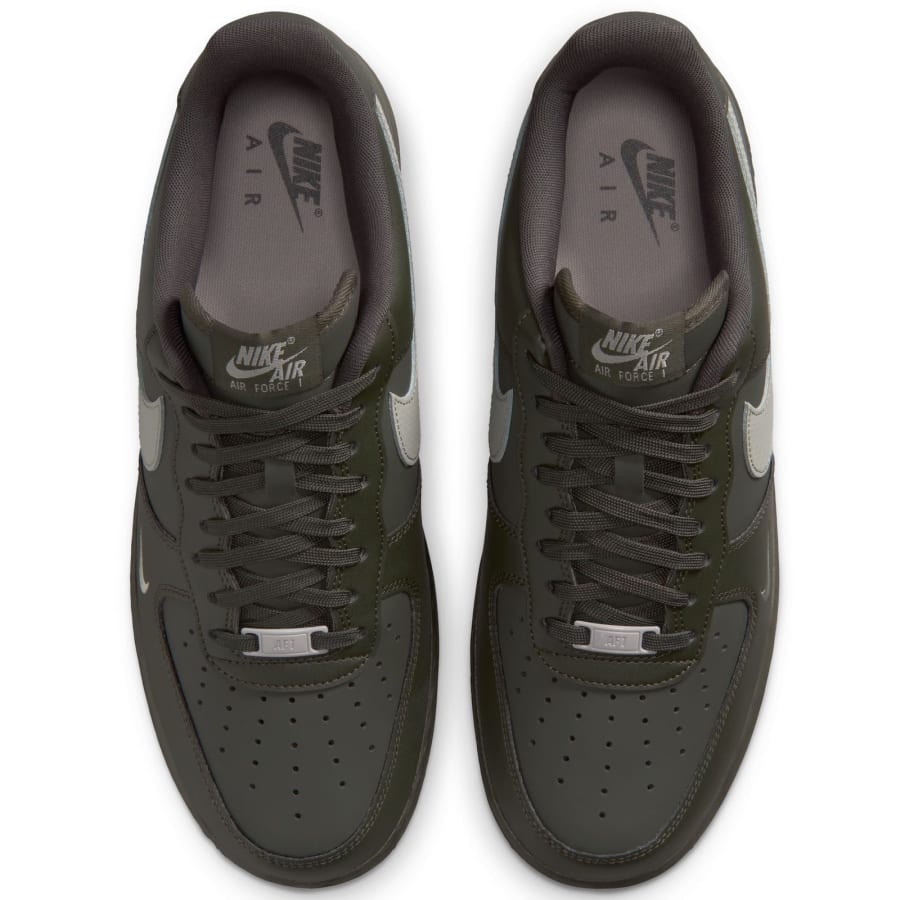 Image number 3 for Nike Air Force 1 Trainers Newsprint Grey