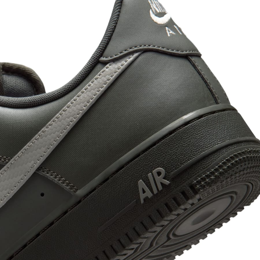 Image number 5 for Nike Air Force 1 Trainers Newsprint Grey