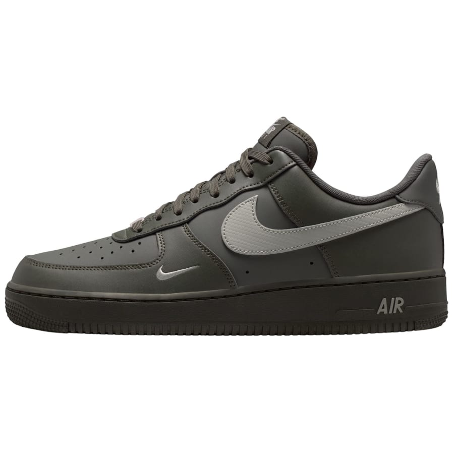 Image number 1 for Nike Air Force 1 Trainers Newsprint Grey