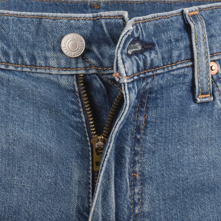 Image number 5 for Levis 511 Slim Fit Stretch Jeans Blue