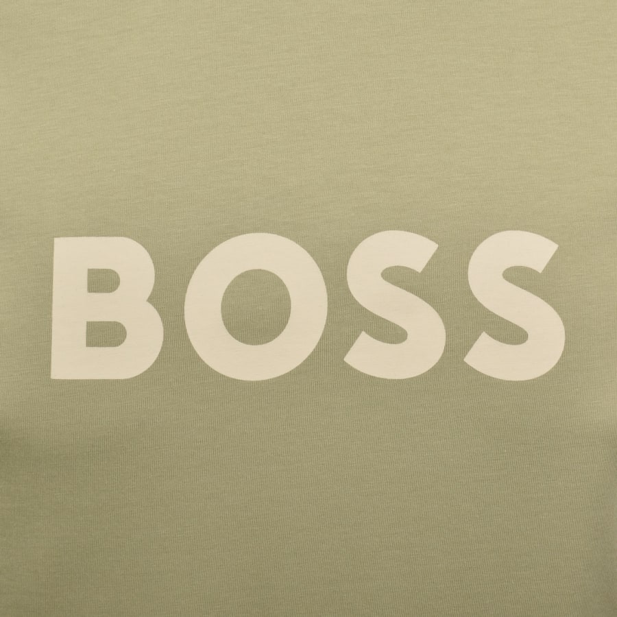 Image number 3 for BOSS Beachwear Logo T Shirt Green