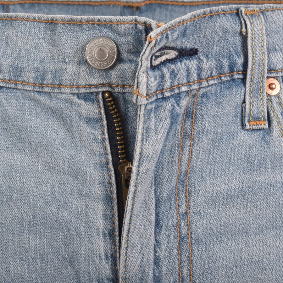Image number 5 for Levis 502 Tapered Jeans Light Wash Blue