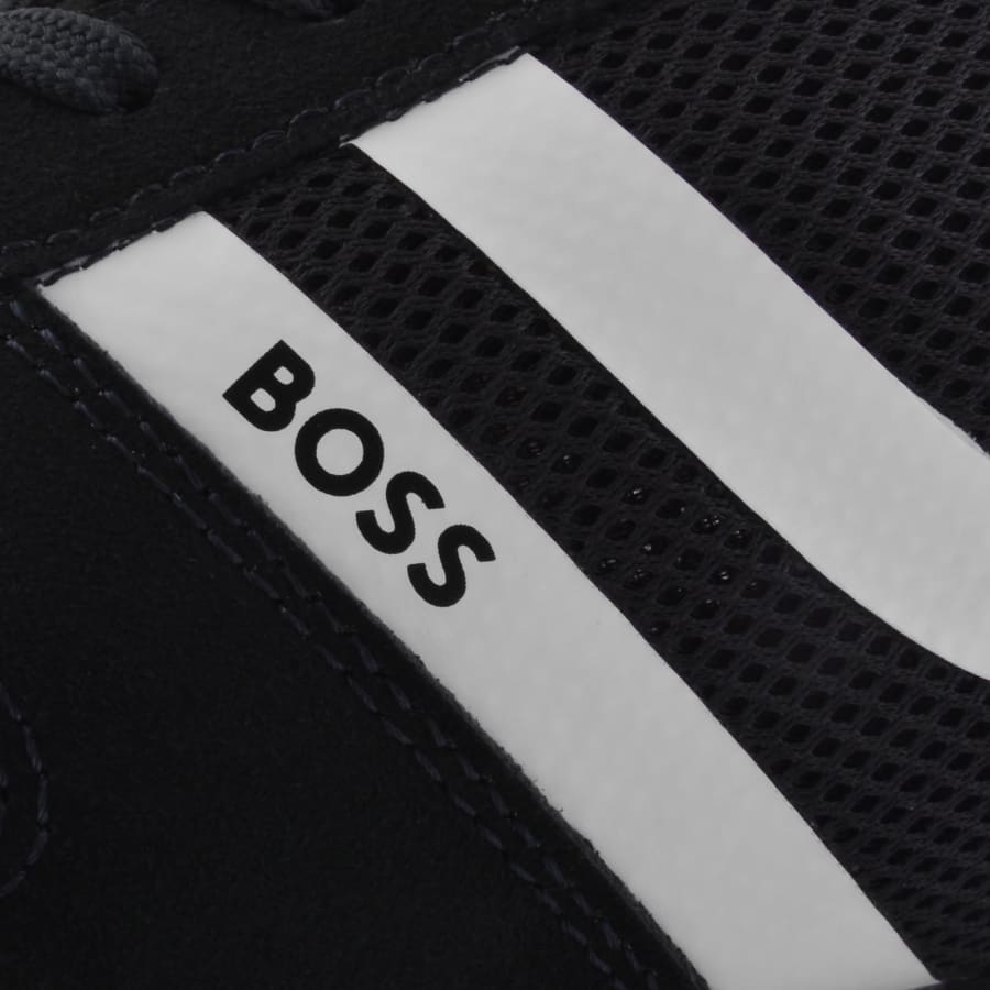 Image number 4 for BOSS Levon Runner Trainers Navy