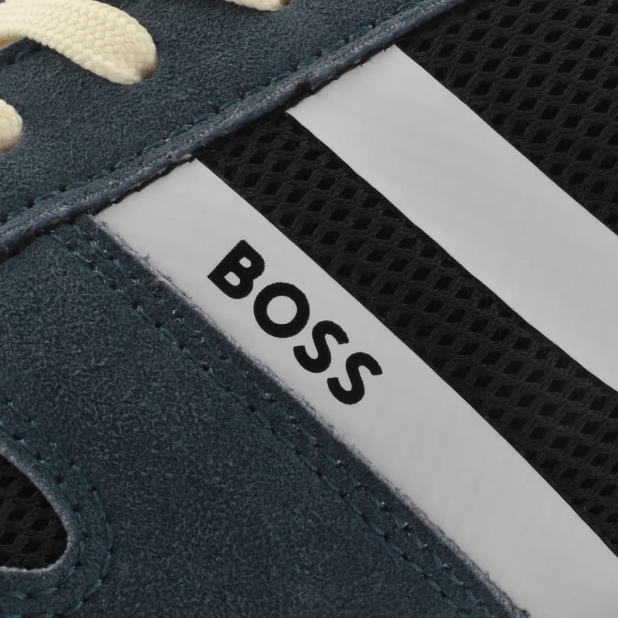 Image number 4 for BOSS Levon Runner Trainers Navy
