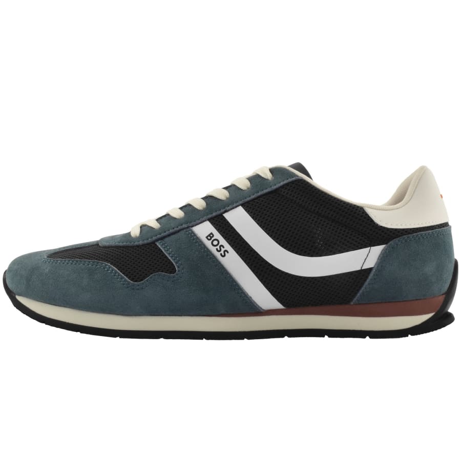 Image number 1 for BOSS Levon Runner Trainers Navy
