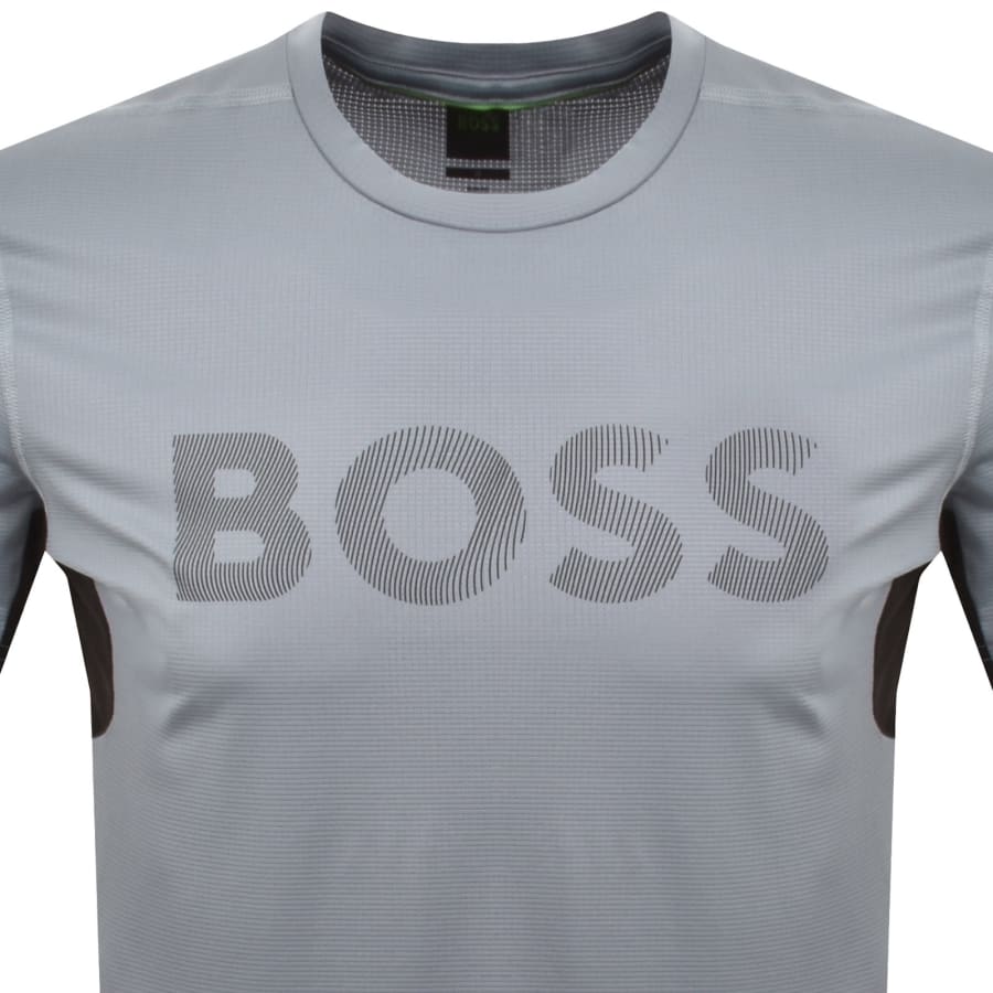 Image number 2 for BOSS Active Logo T Shirt Blue