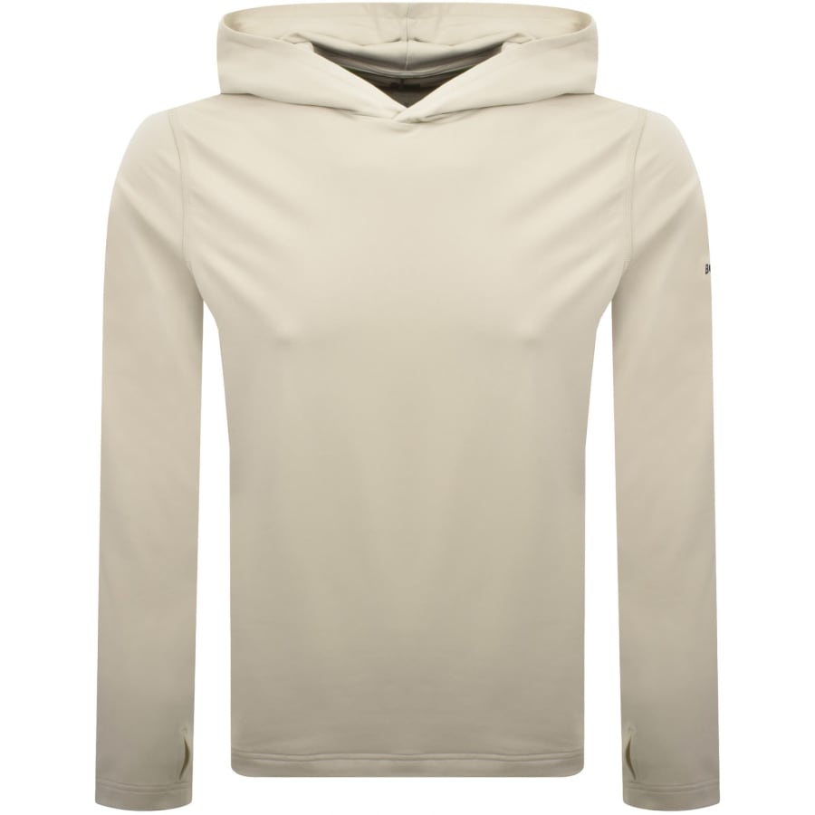 Image number 2 for BOSS Active Zip Hoodie Beige