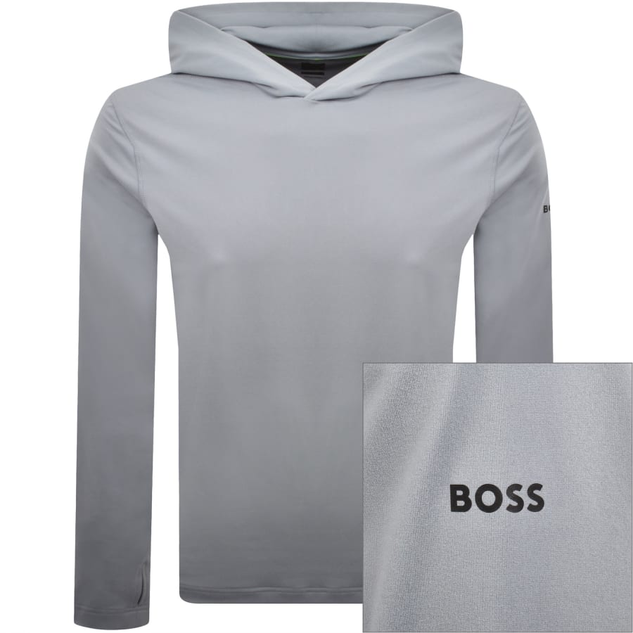 Image number 1 for BOSS Active Zip Hoodie Blue