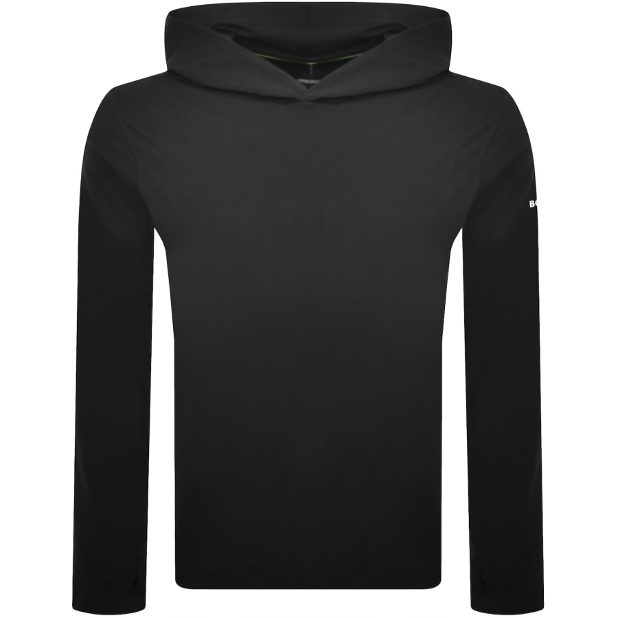 Image number 2 for BOSS Active Zip Hoodie Black