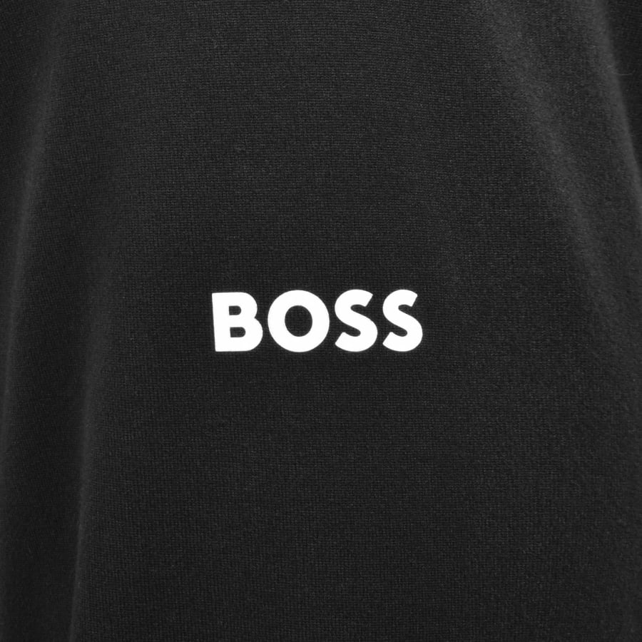 Image number 4 for BOSS Active Zip Hoodie Black