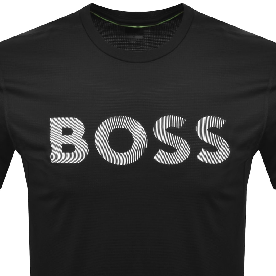 Image number 2 for BOSS Active Logo T Shirt Black