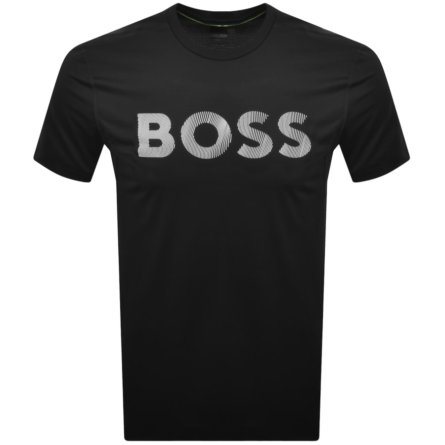 Image number 1 for BOSS Active Logo T Shirt Black