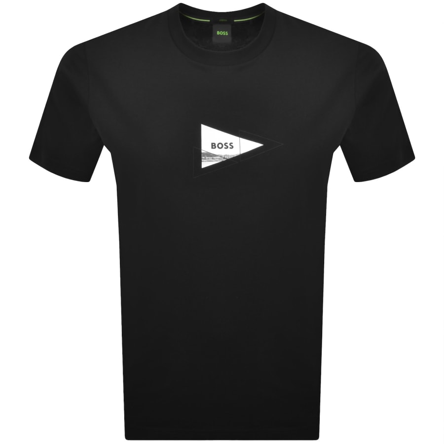 Image number 2 for BOSS Network Photo T Shirt Black