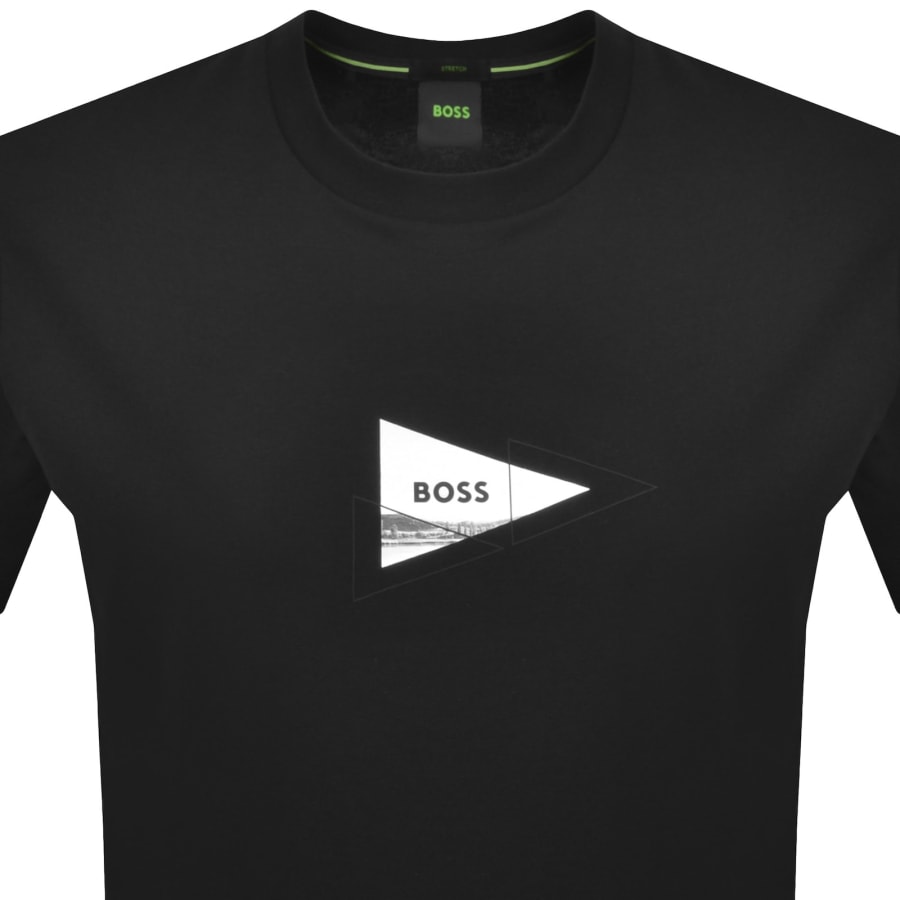 Image number 3 for BOSS Network Photo T Shirt Black