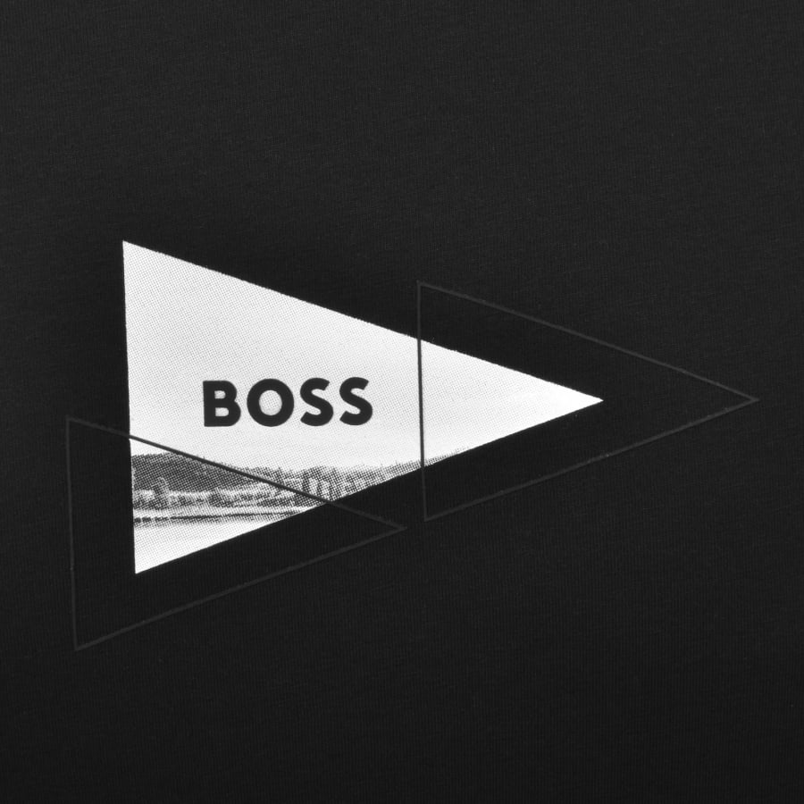 Image number 4 for BOSS Network Photo T Shirt Black