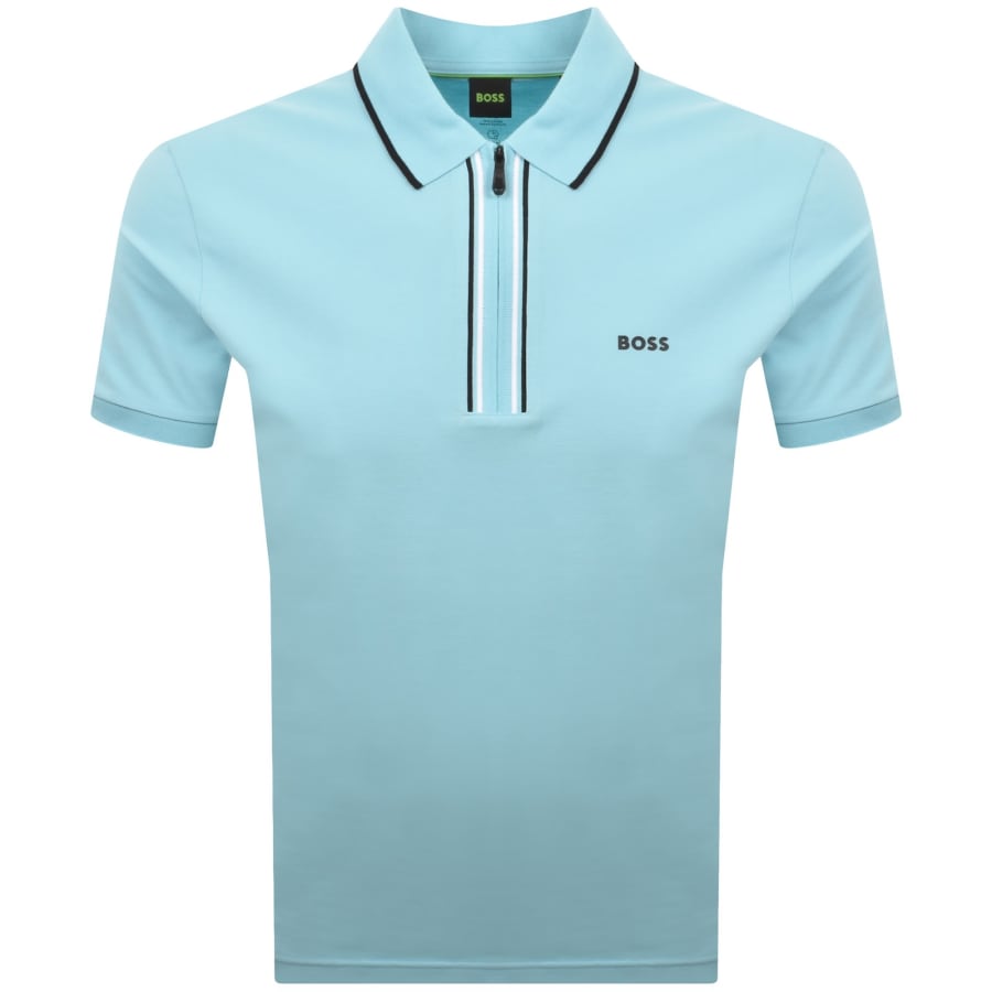 Image number 1 for BOSS Slim Fit Philix Polo T Shirt Blue