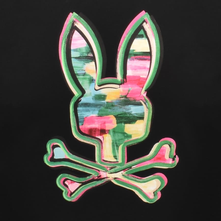 Image number 3 for Psycho Bunny Nate Graphic T Shirt Black