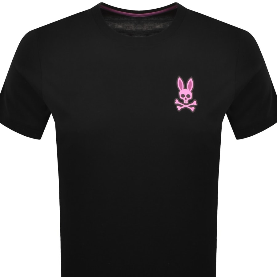 Image number 3 for Psycho Bunny Frank Back Graphic T Shirt Black