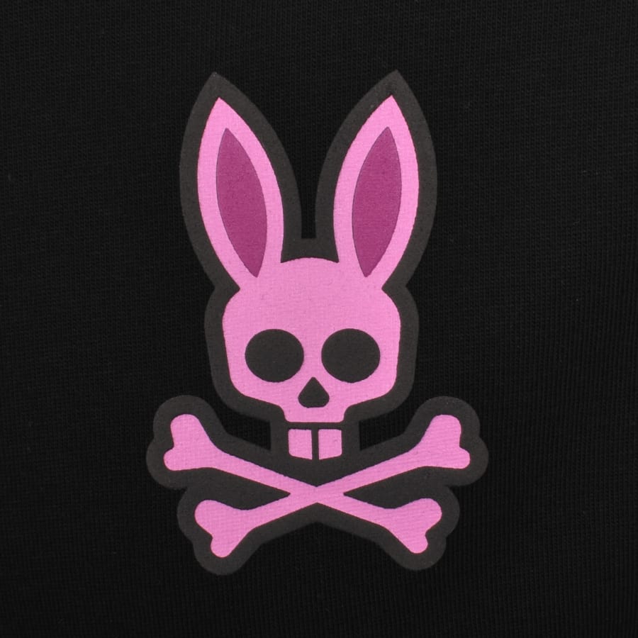 Image number 4 for Psycho Bunny Frank Back Graphic T Shirt Black
