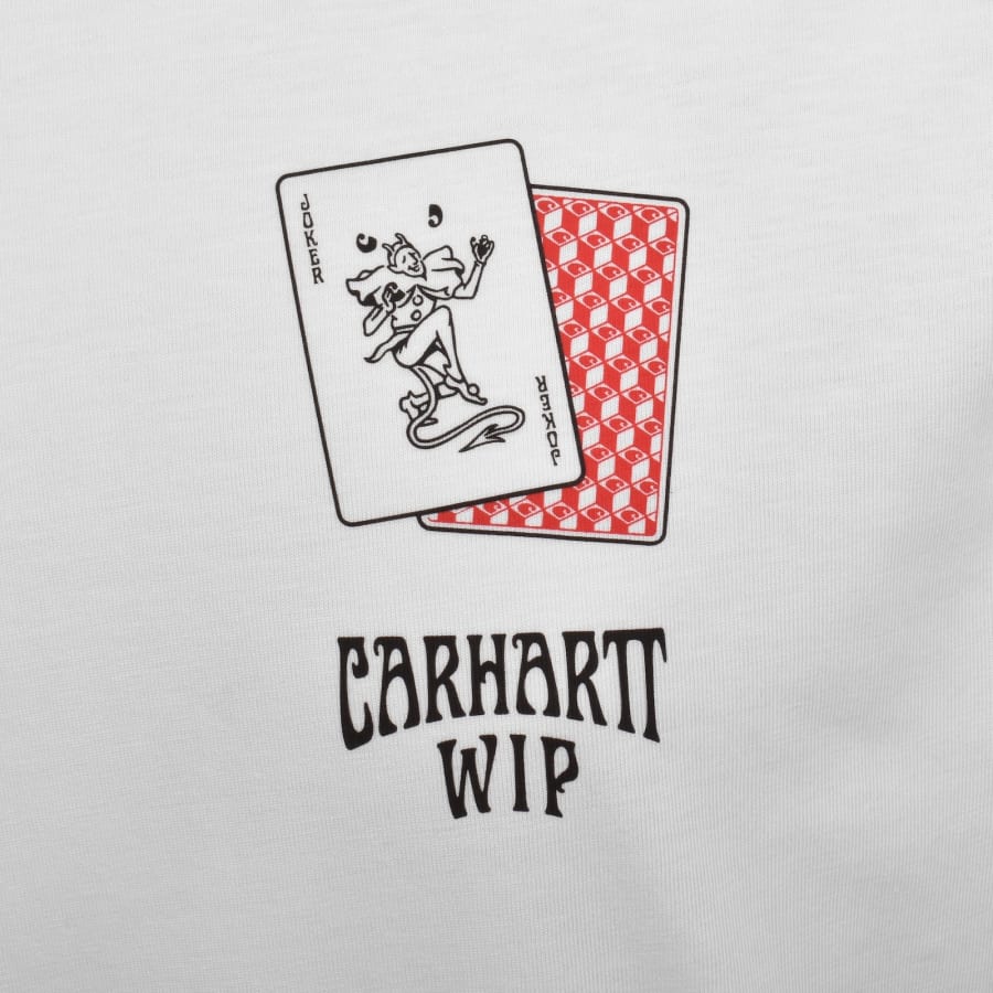 Image number 4 for Carhartt WIP Playing Cards T Shirt White