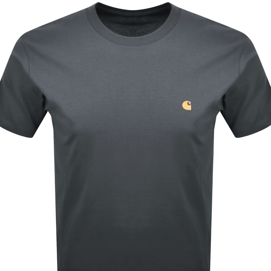 Image number 2 for Carhartt WIP Chase T Shirt Grey