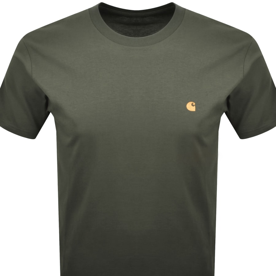 Image number 2 for Carhartt WIP Chase T Shirt Green
