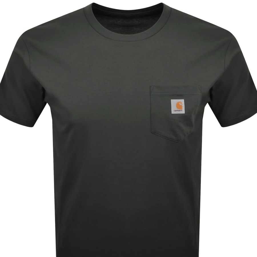 Image number 2 for Carhartt WIP Pocket T Shirt Green