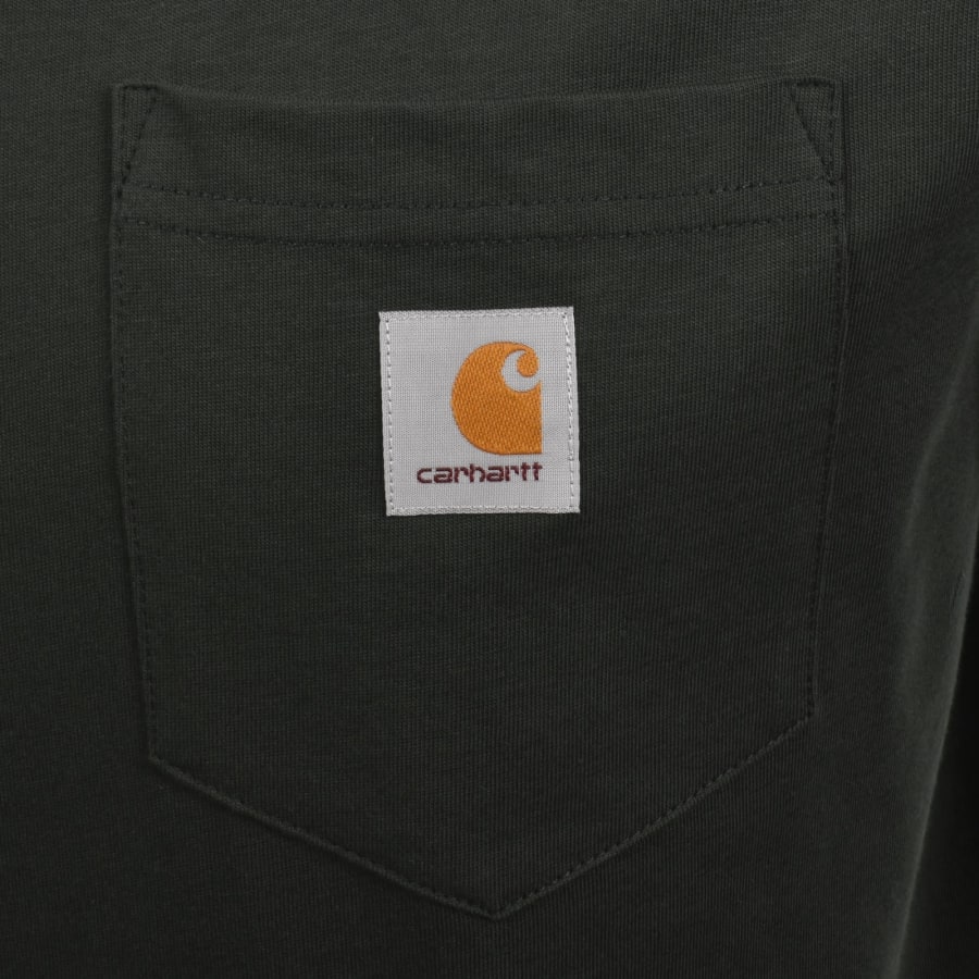 Image number 3 for Carhartt WIP Pocket T Shirt Green