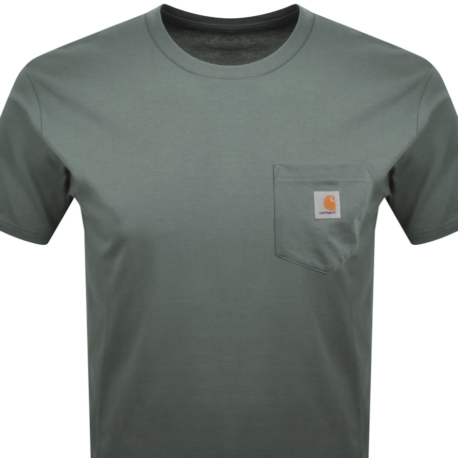 Image number 2 for Carhartt WIP Pocket T Shirt Green