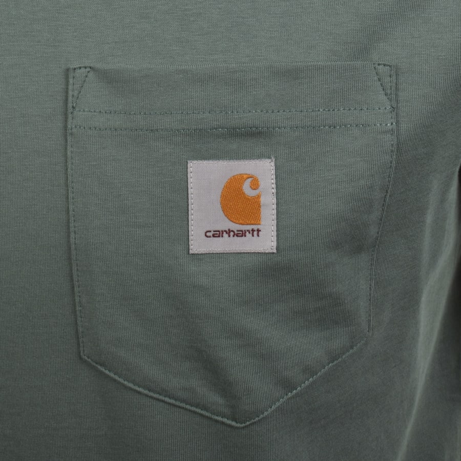 Image number 3 for Carhartt WIP Pocket T Shirt Green