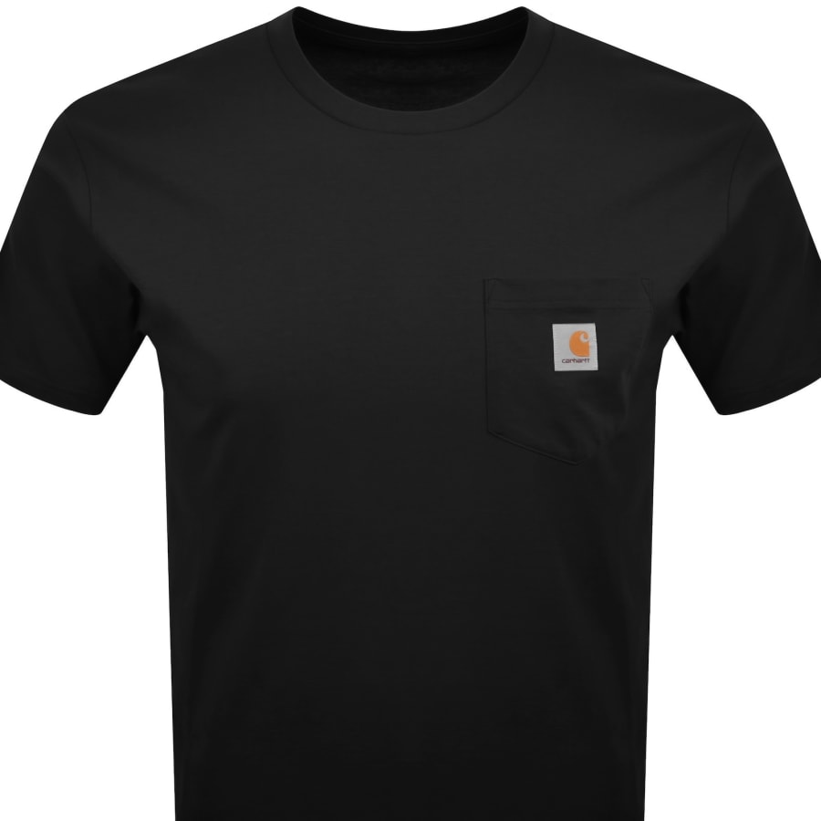 Image number 2 for Carhartt WIP Pocket Short Sleeved T Shirt Black