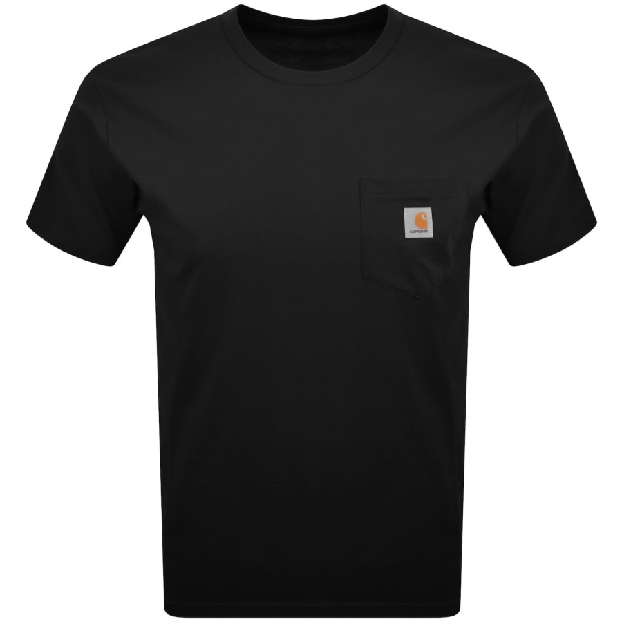 Image number 1 for Carhartt WIP Pocket Short Sleeved T Shirt Black