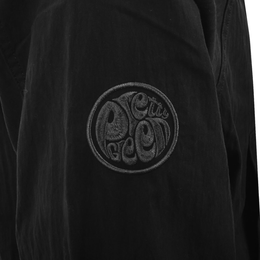 Image number 4 for Pretty Green Feltham Smock Jacket Black