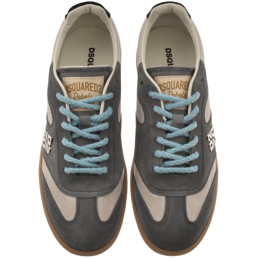 Image number 3 for DSQUARED2 Rebel Trainers Grey