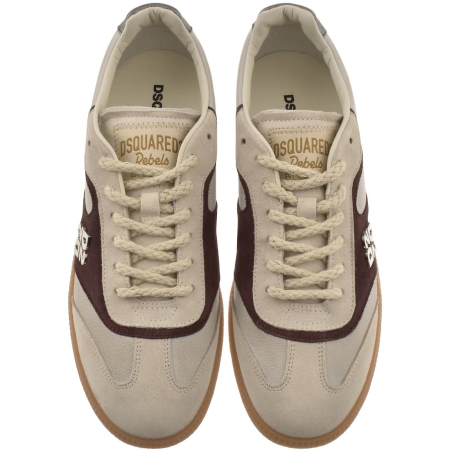 Image number 3 for DSQUARED2 Rebel Trainers Grey