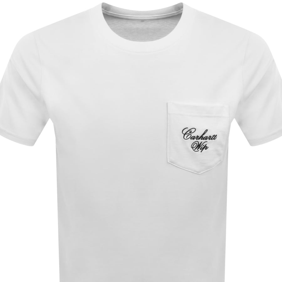 Image number 2 for Carhartt WIP Longhand Pocket T Shirt White