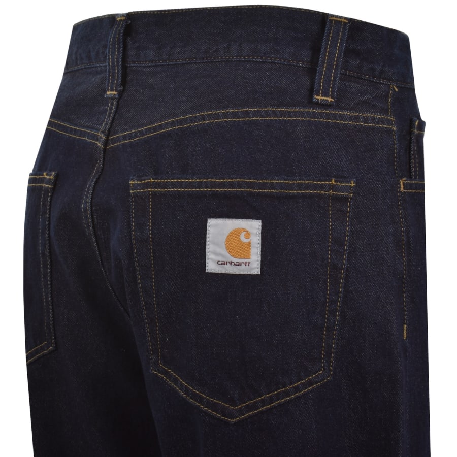 Image number 4 for Carhartt WIP Landon Loose Tapered Jeans Blue