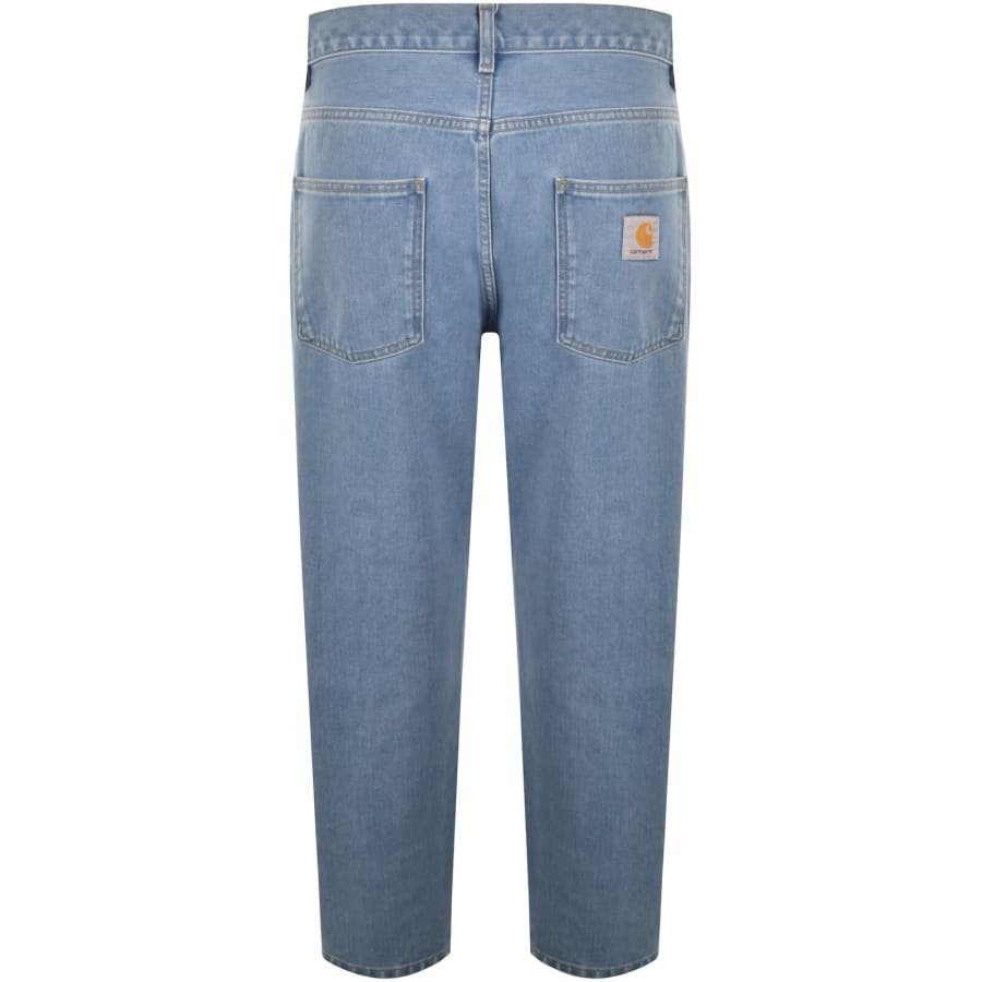 Image number 3 for Carhartt WIP Newel Relaxed Tapered Jeans Blue