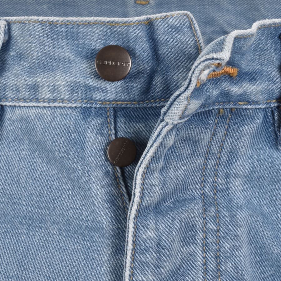 Image number 5 for Carhartt WIP Newel Relaxed Tapered Jeans Blue