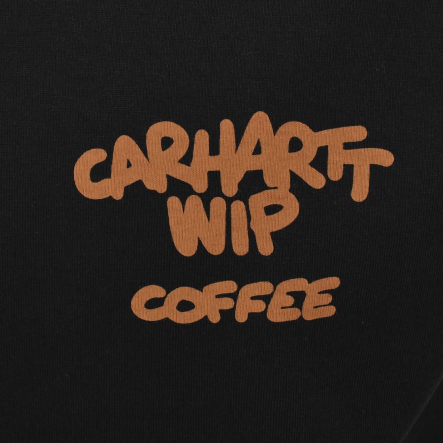 Image number 4 for Carhartt WIP Coffee Break T Shirt Black