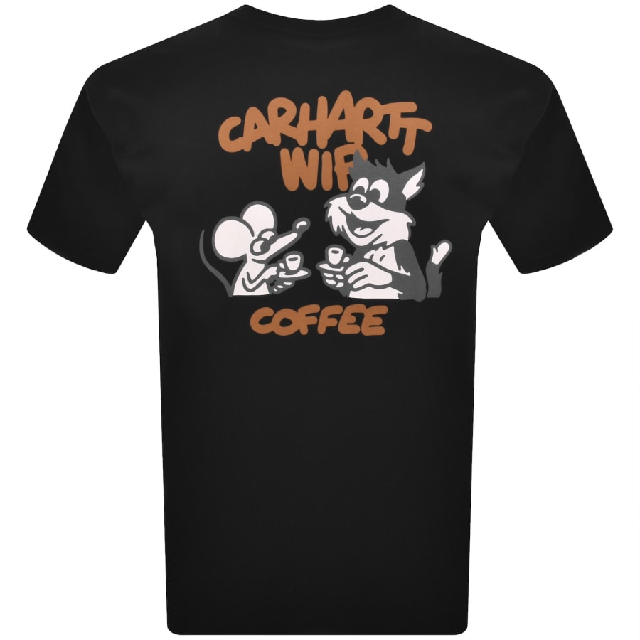 Image number 5 for Carhartt WIP Coffee Break T Shirt Black