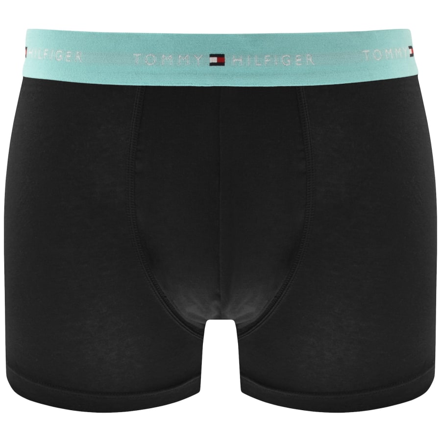 Image number 2 for Tommy Hilfiger 5 Pack Boxer Trunks Black