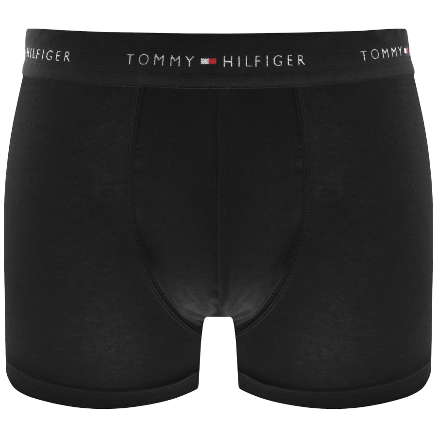 Image number 5 for Tommy Hilfiger 5 Pack Boxer Trunks Black