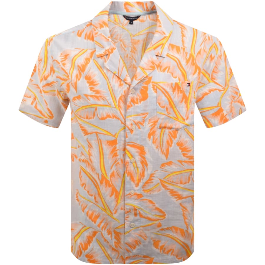 Image number 1 for Tommy Hilfiger Bowling Shirt Pink