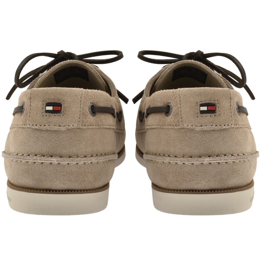 Image number 2 for Tommy Hilfiger Core Suede Boat Shoes Grey