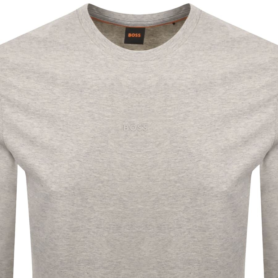 Image number 2 for BOSS TChark Long Sleeve T Shirt Grey