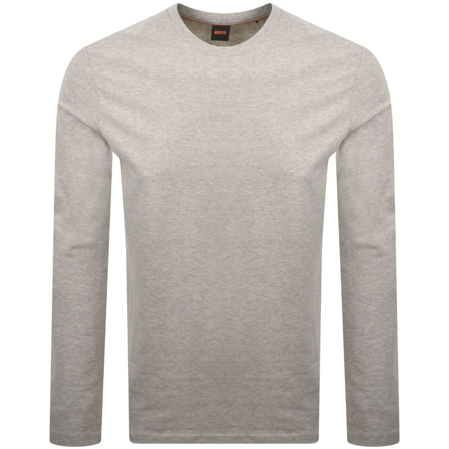 Image number 1 for BOSS TChark Long Sleeve T Shirt Grey