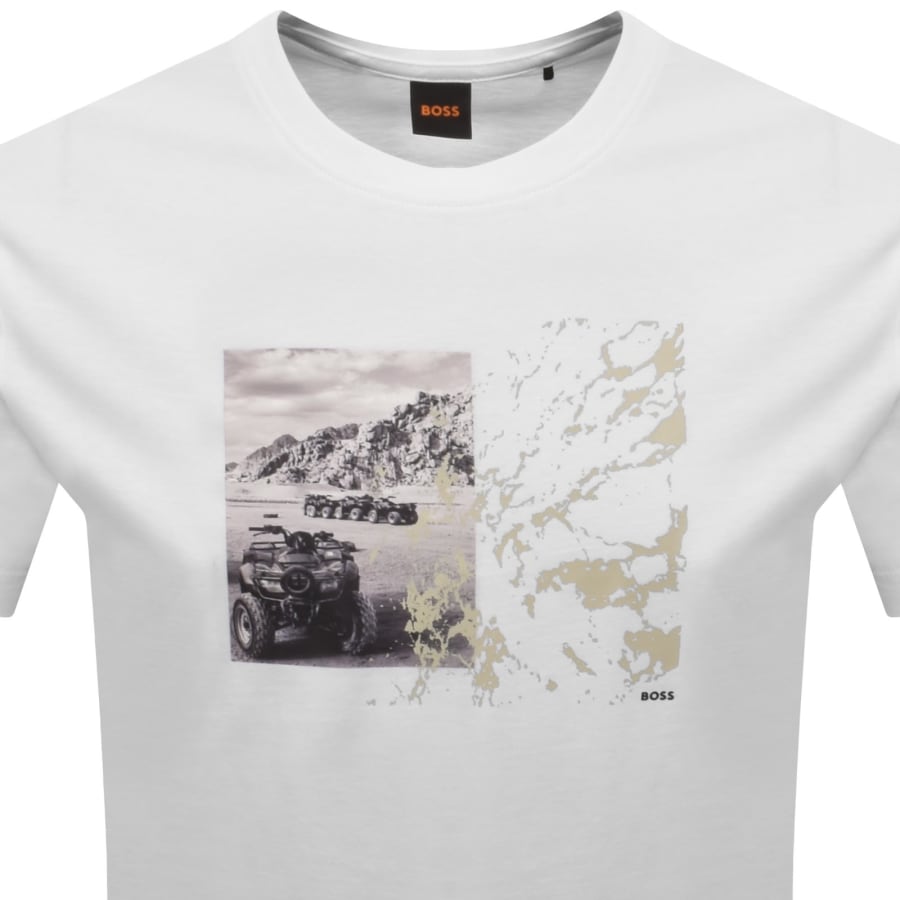 Image number 2 for BOSS Motors T Shirt Natural White