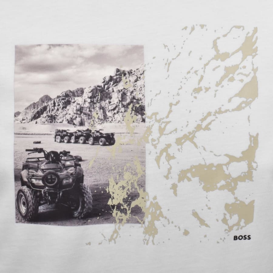 Image number 3 for BOSS Motors T Shirt Natural White